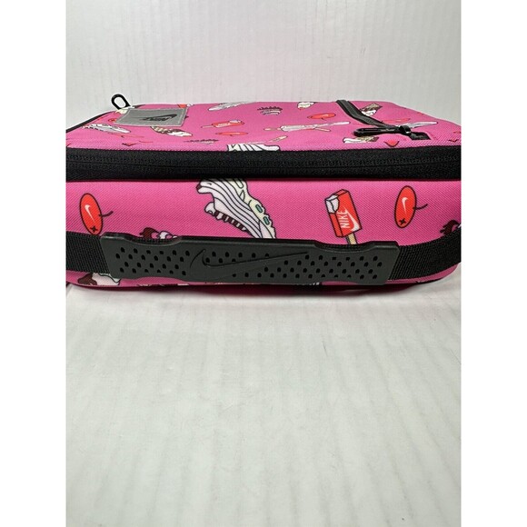 Nike Swoosh Hard Shell Lunch Box 4L Pink Ice Cream Insulated School Bag NEW - Picture 7 of 7